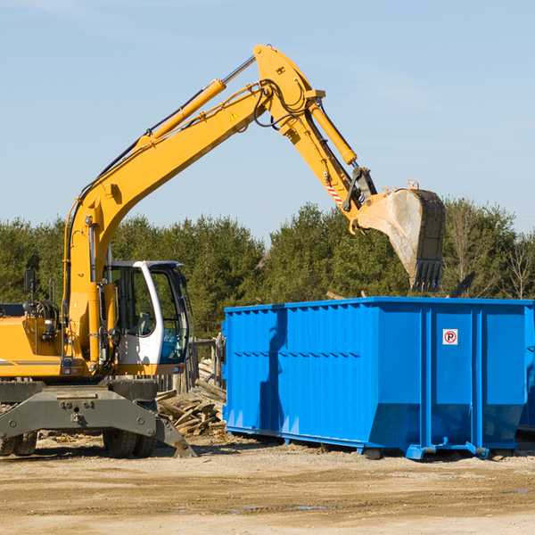 what size residential dumpster rentals are available in Fall River County SD